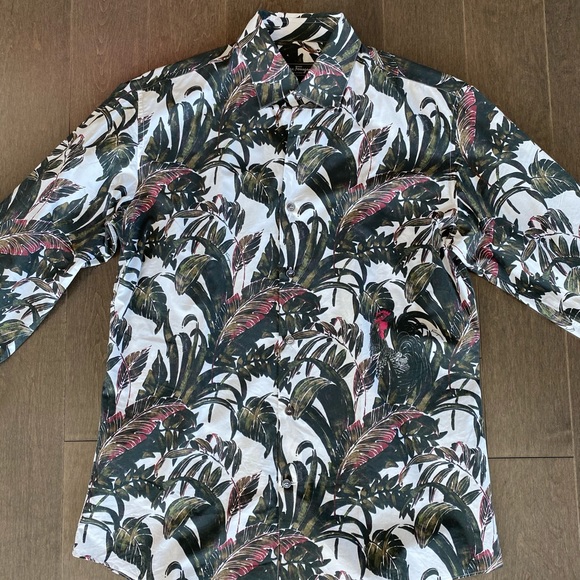 Salvatore Ferragamo Tropical print Shirt